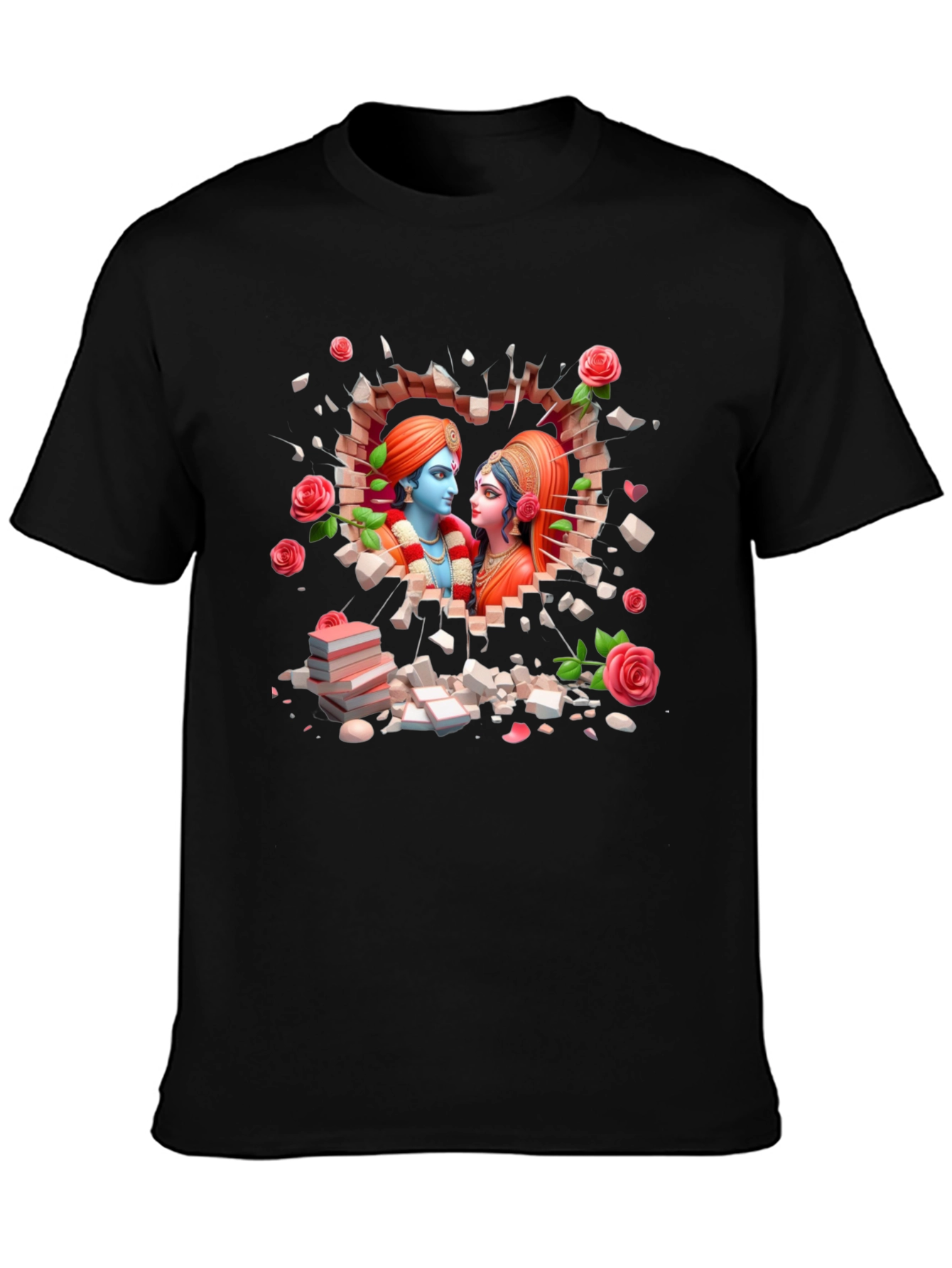 Radha Krishna Heartbreak T-Shirt
