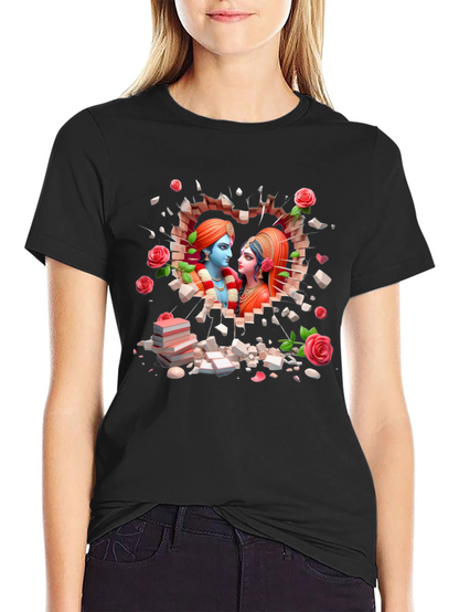 Radha Krishna Heartbreak T-Shirt