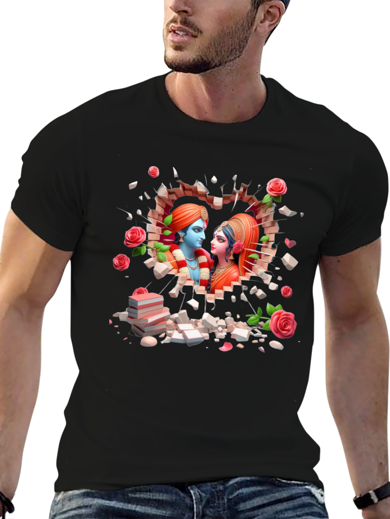 Radha Krishna Heartbreak T-Shirt