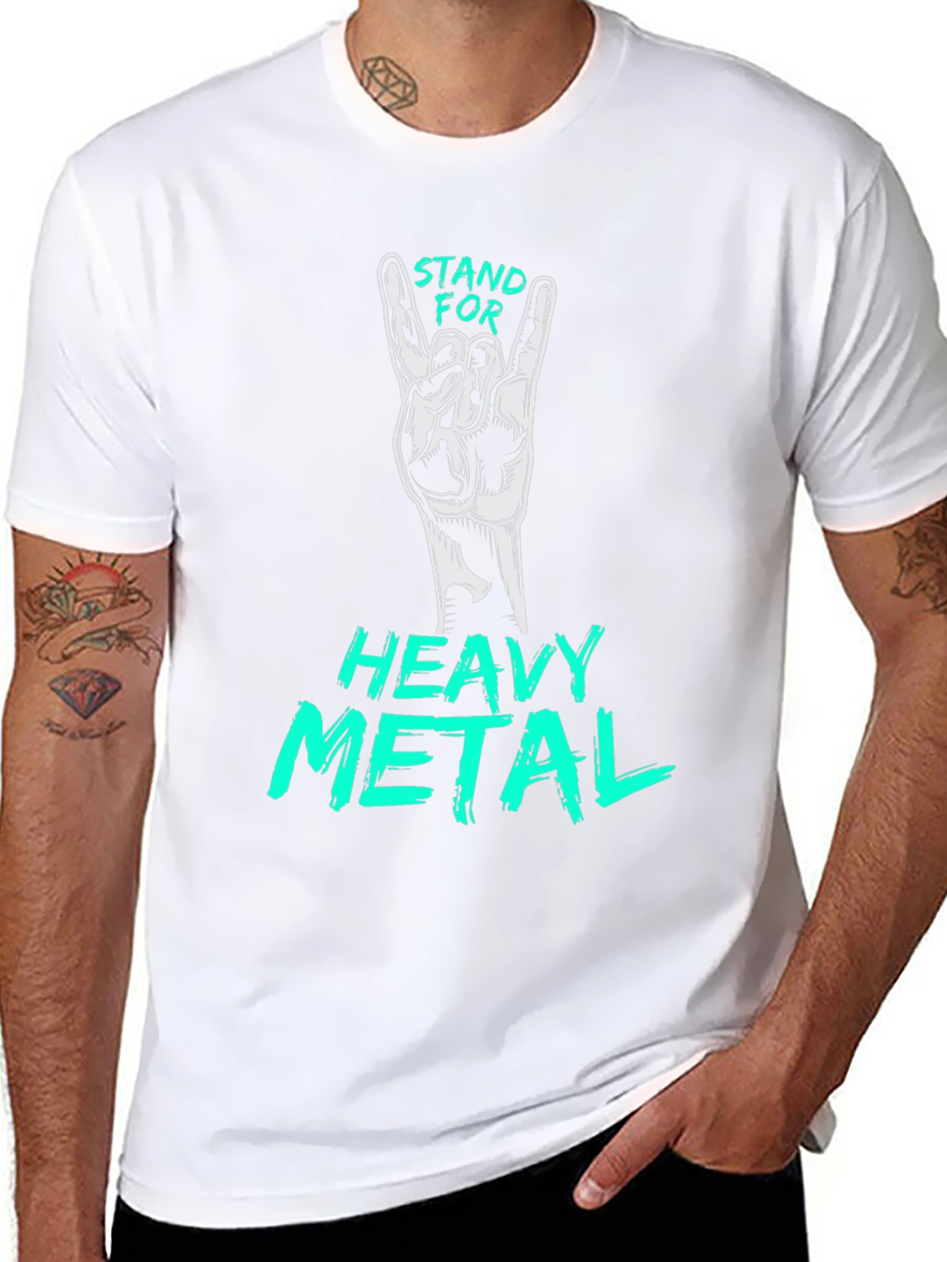 Stand For Heavy Metal Graphic Tee
