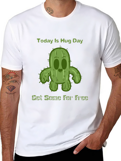 Today Is Hug Day Cactus T-Shirt