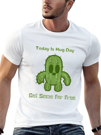 Today Is Hug Day Cactus T-Shirt