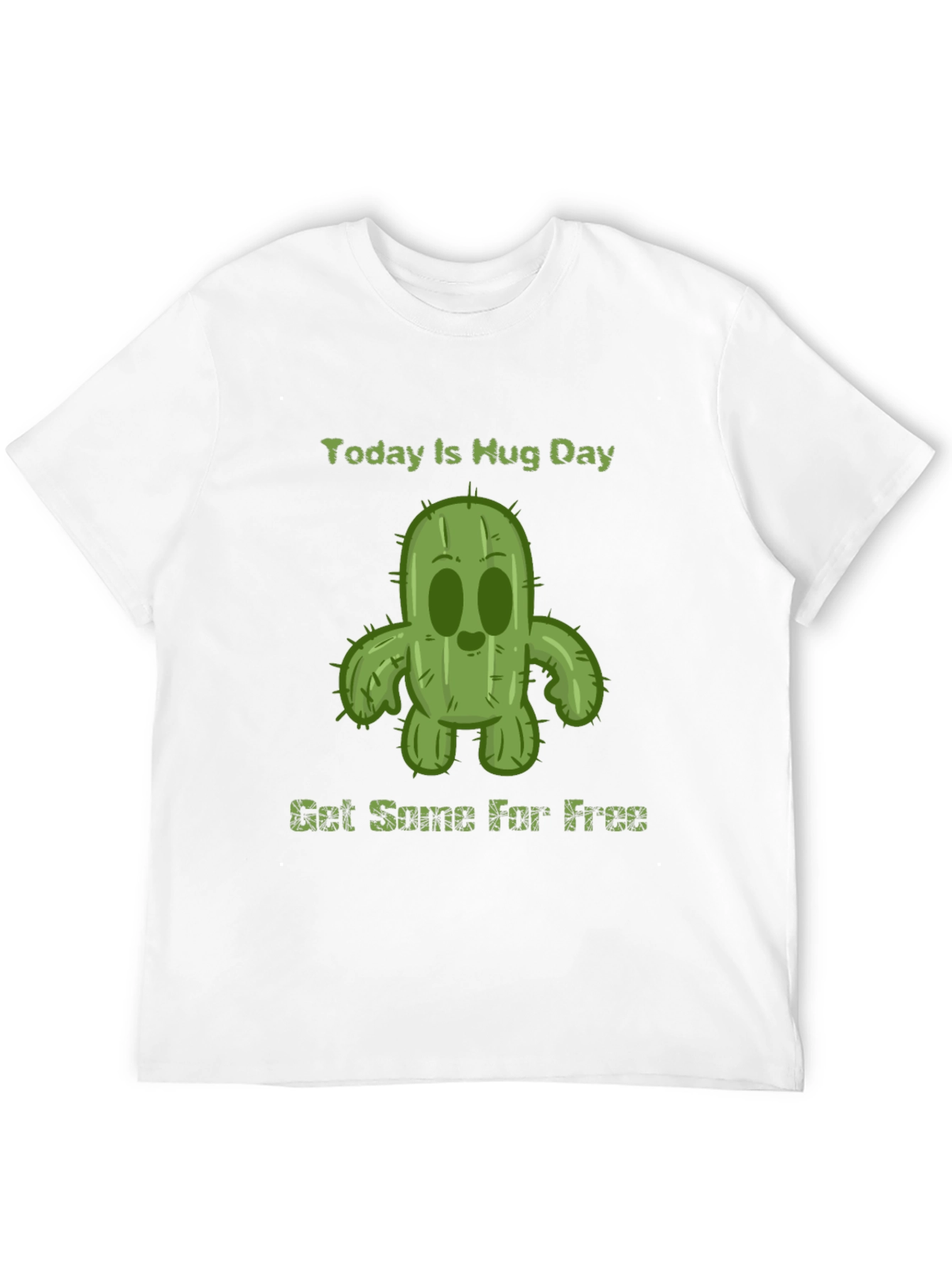 Today Is Hug Day Cactus T-Shirt