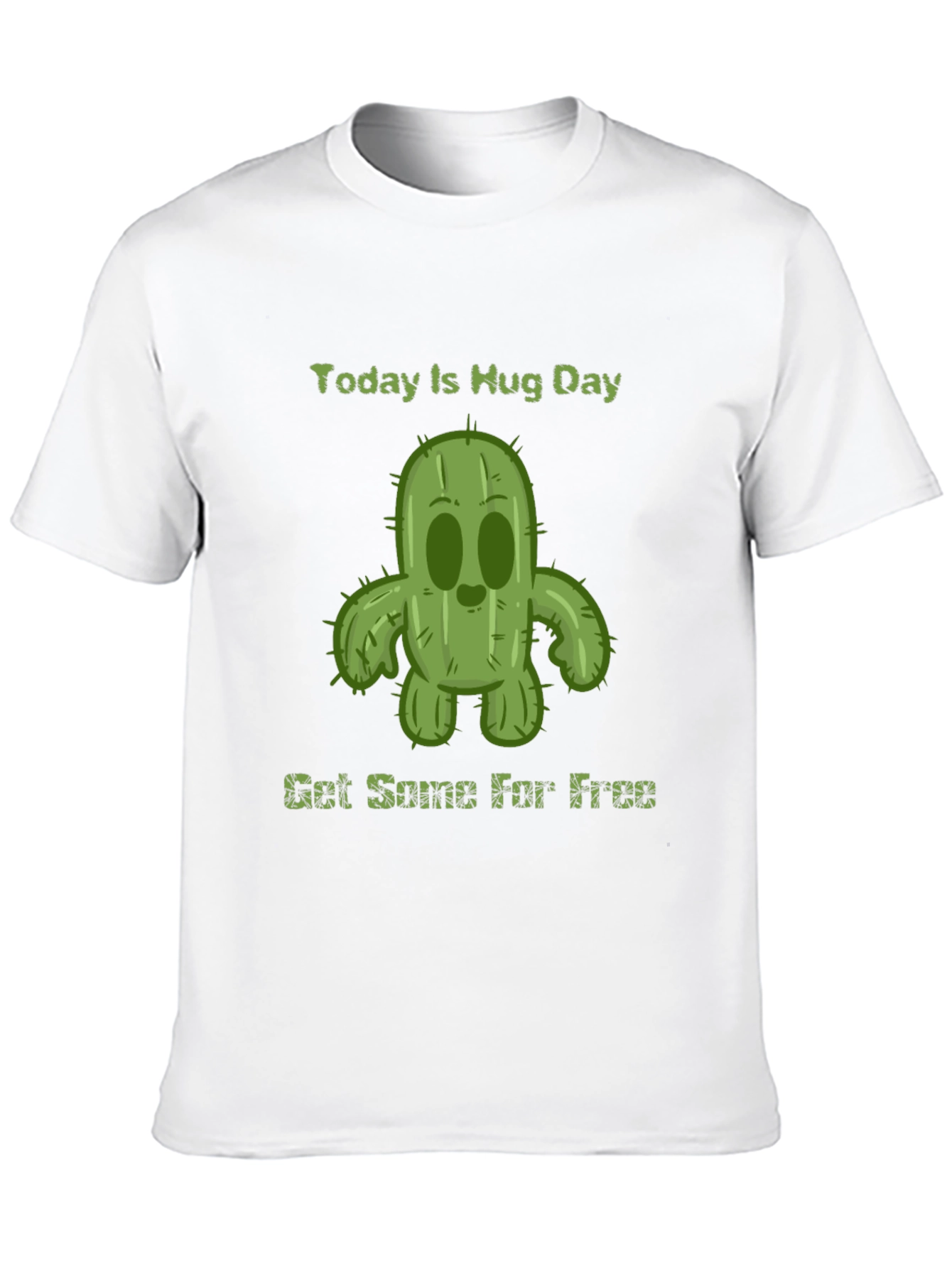 Today Is Hug Day Cactus T-Shirt