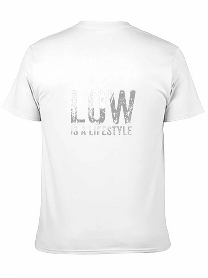 Low is a Lifestyle Black Graphic Tee