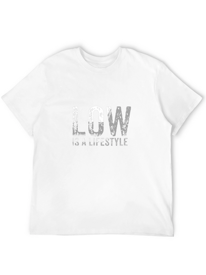 Low is a Lifestyle Black Graphic Tee