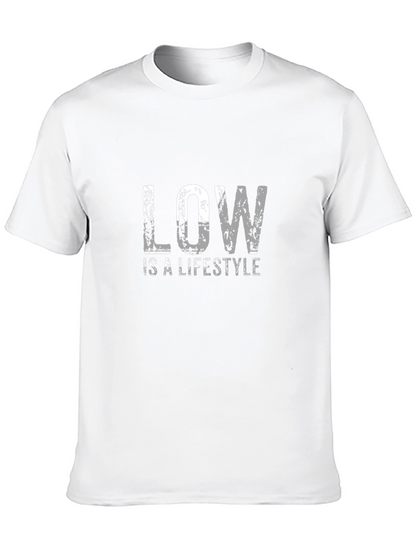 Low is a Lifestyle Black Graphic Tee