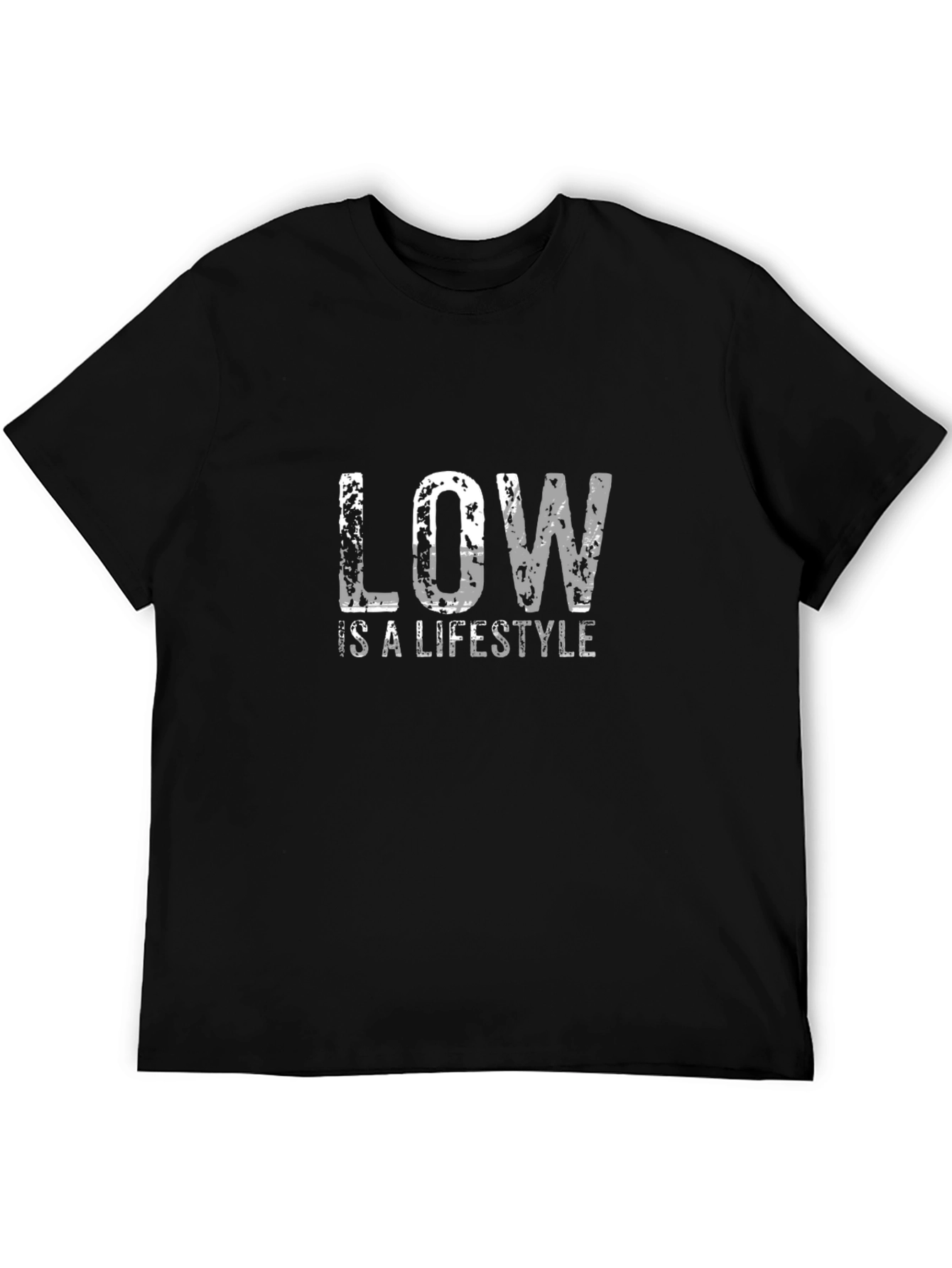 Low is a Lifestyle Black Graphic Tee