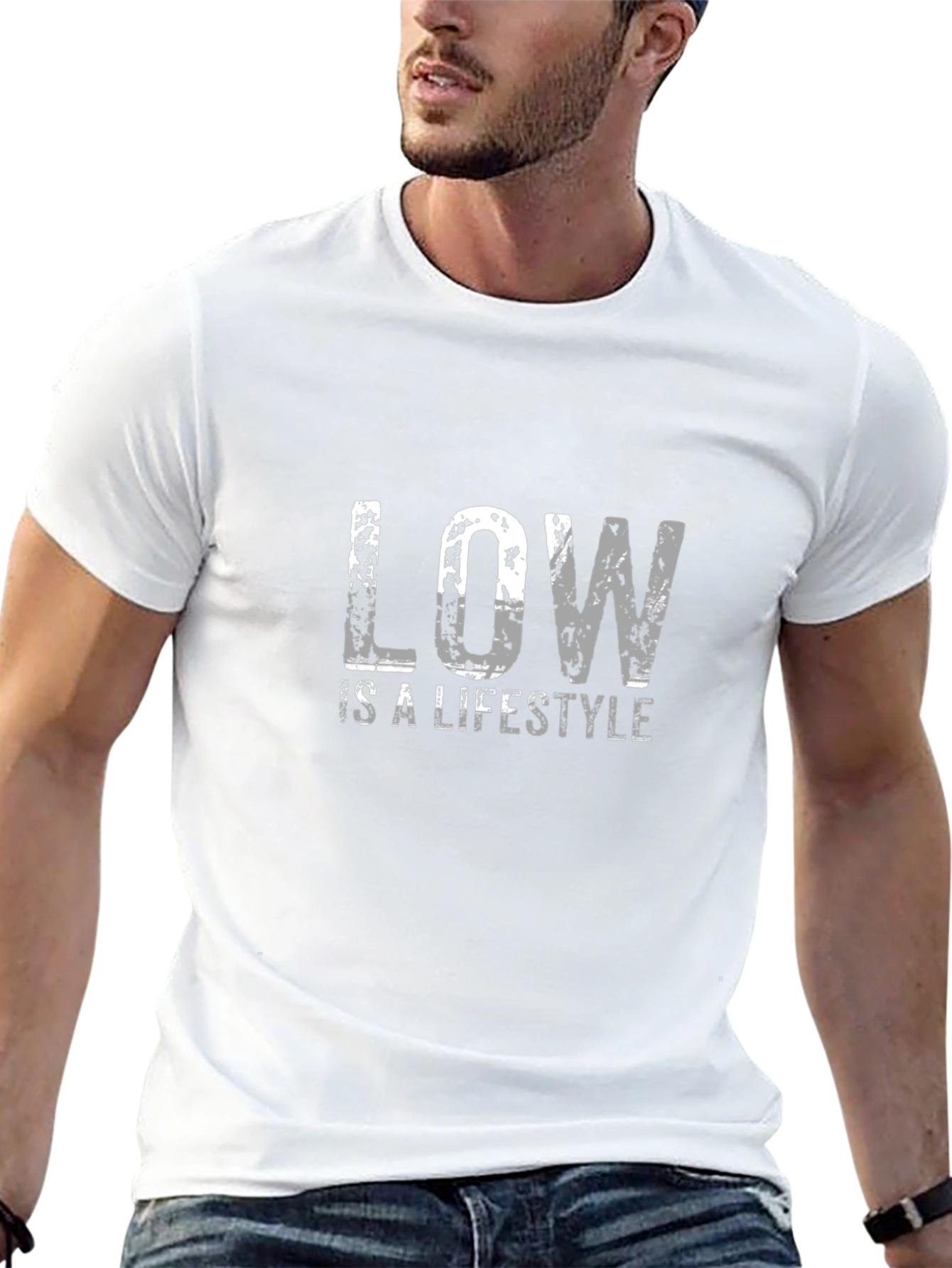Low is a Lifestyle Black Graphic Tee