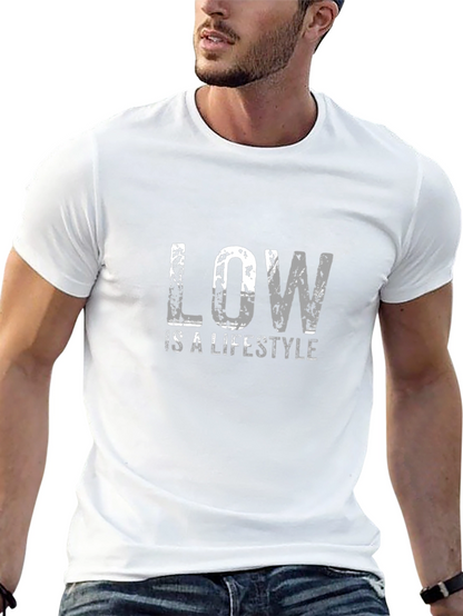 Low is a Lifestyle Black Graphic Tee