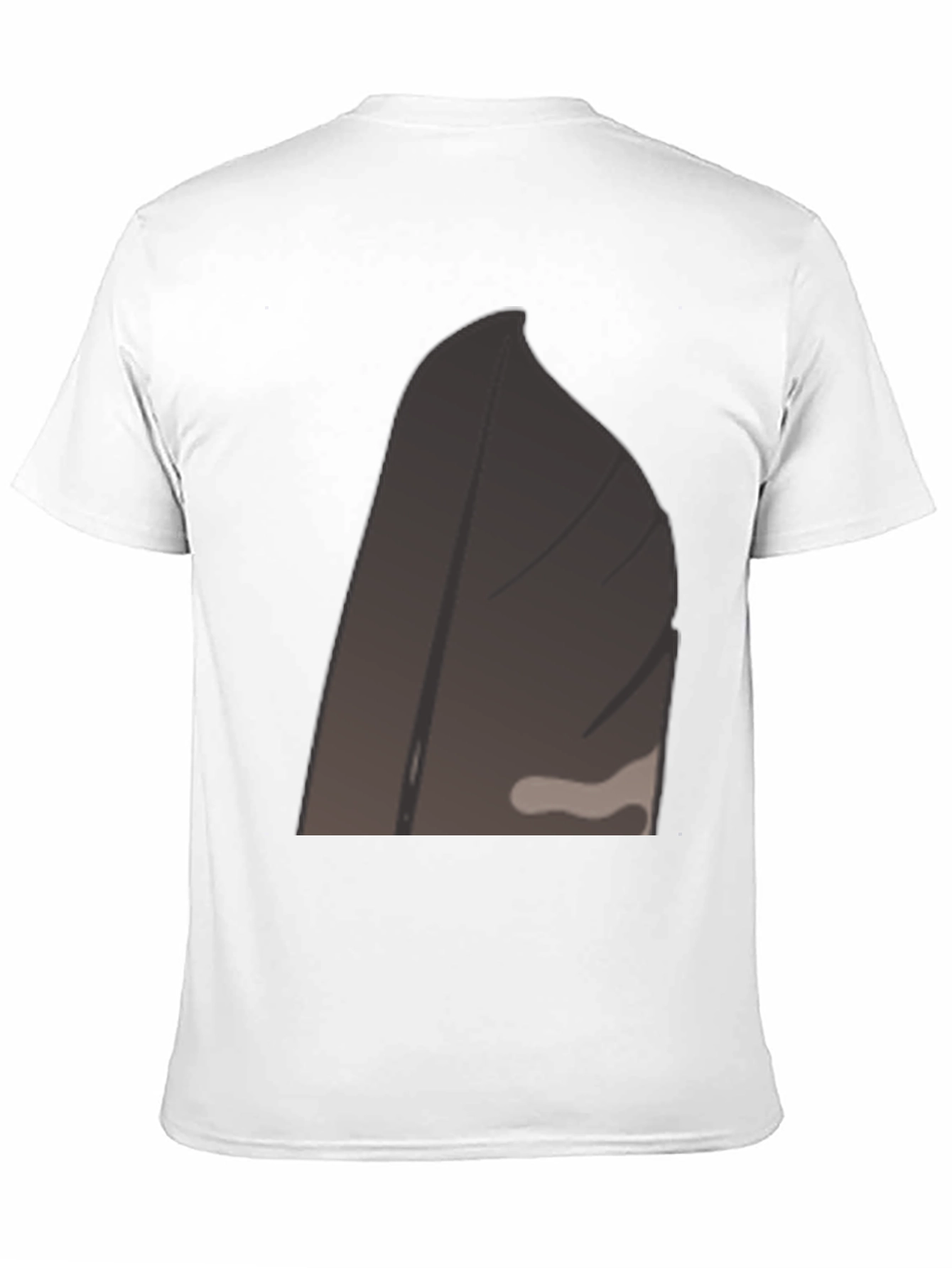 Black Tee with Abstract Geometric Design