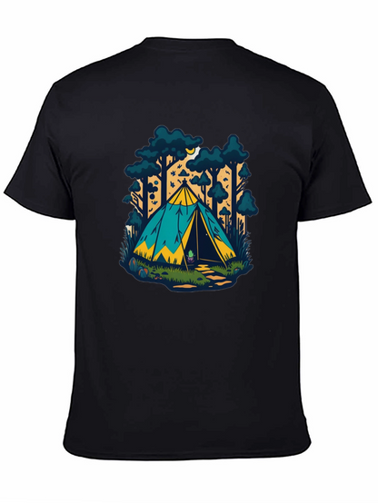 Camping Tent Graphic T-Shirt - Adventure Ready!