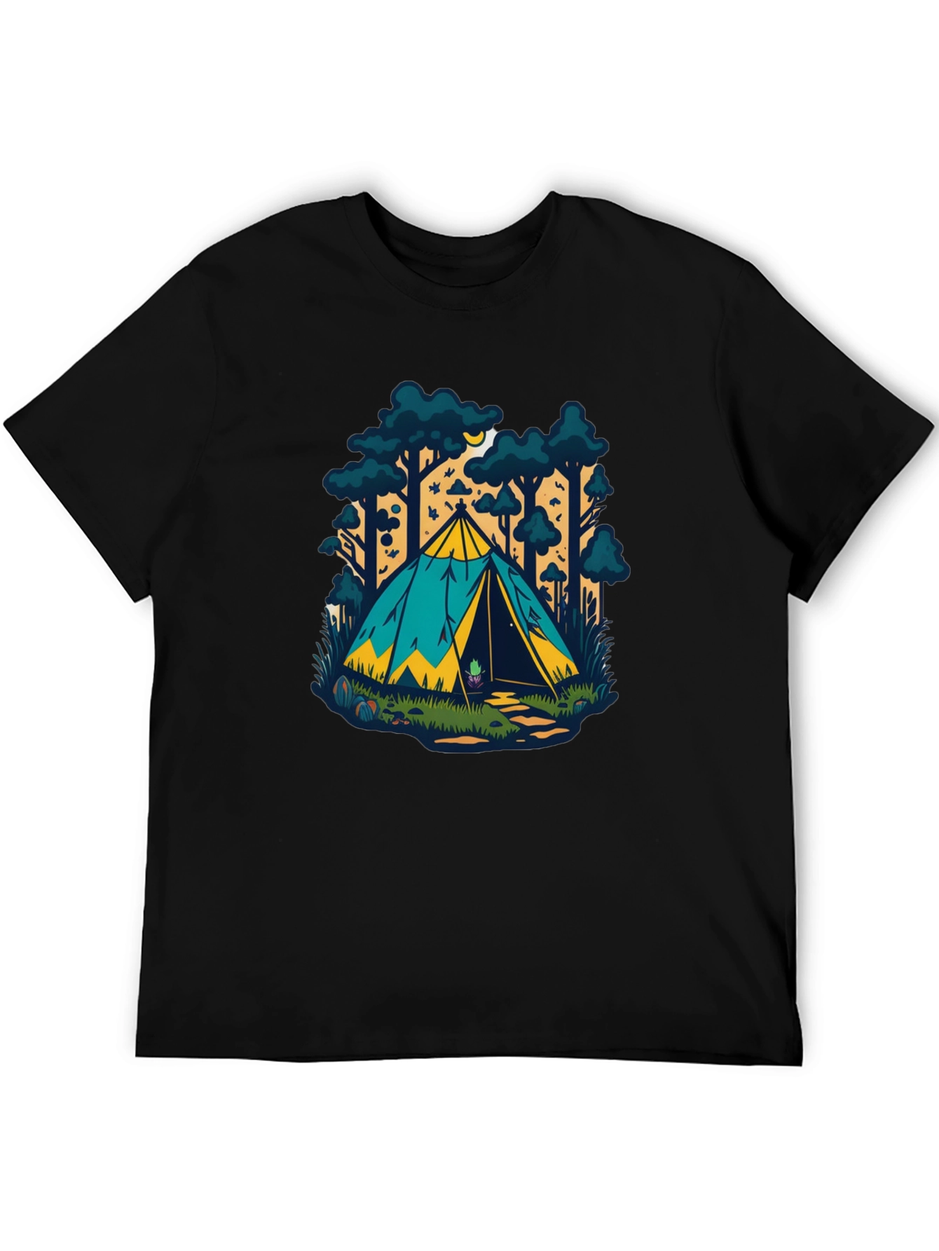 Camping Tent Graphic T-Shirt - Adventure Ready!