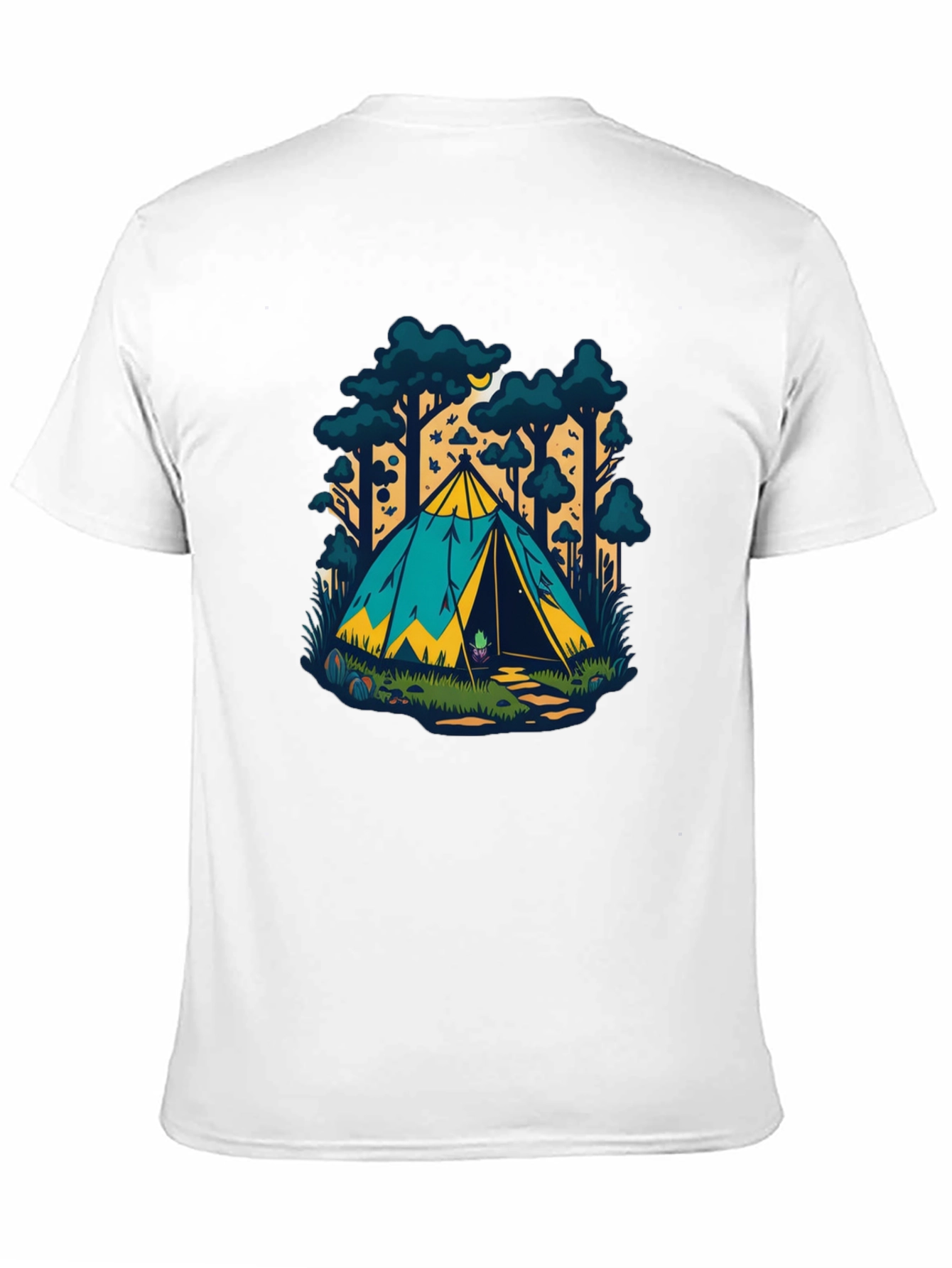 Camping Tent Graphic T-Shirt - Adventure Ready!