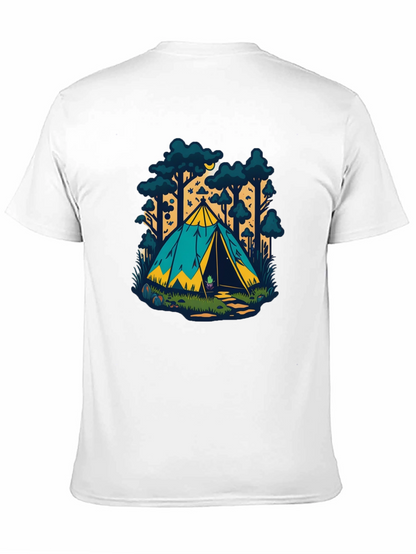 Camping Tent Graphic T-Shirt - Adventure Ready!