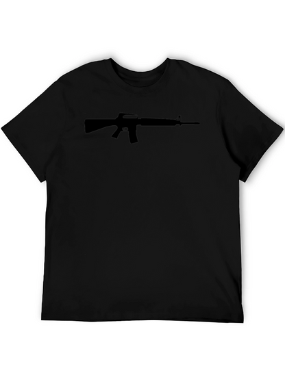 AR-15 Silhouette Tee - Bold Graphic Design
