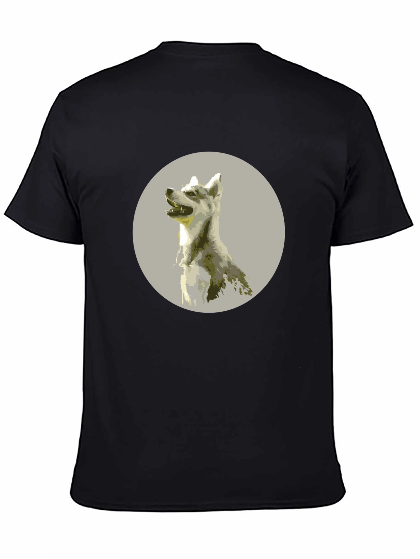 Dog Graphic Tee - Mens Black T-Shirt