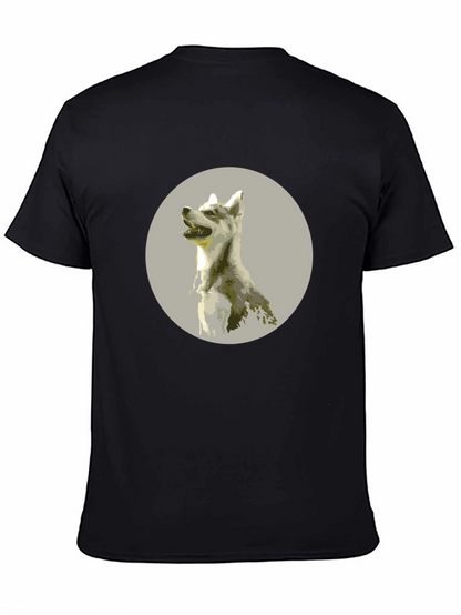 Dog Graphic Tee - Mens Black T-Shirt