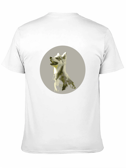 Dog Graphic Tee - Mens Black T-Shirt