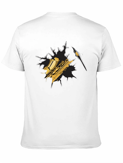 Saxophone Graphic T-Shirt - Cool Music Tee
