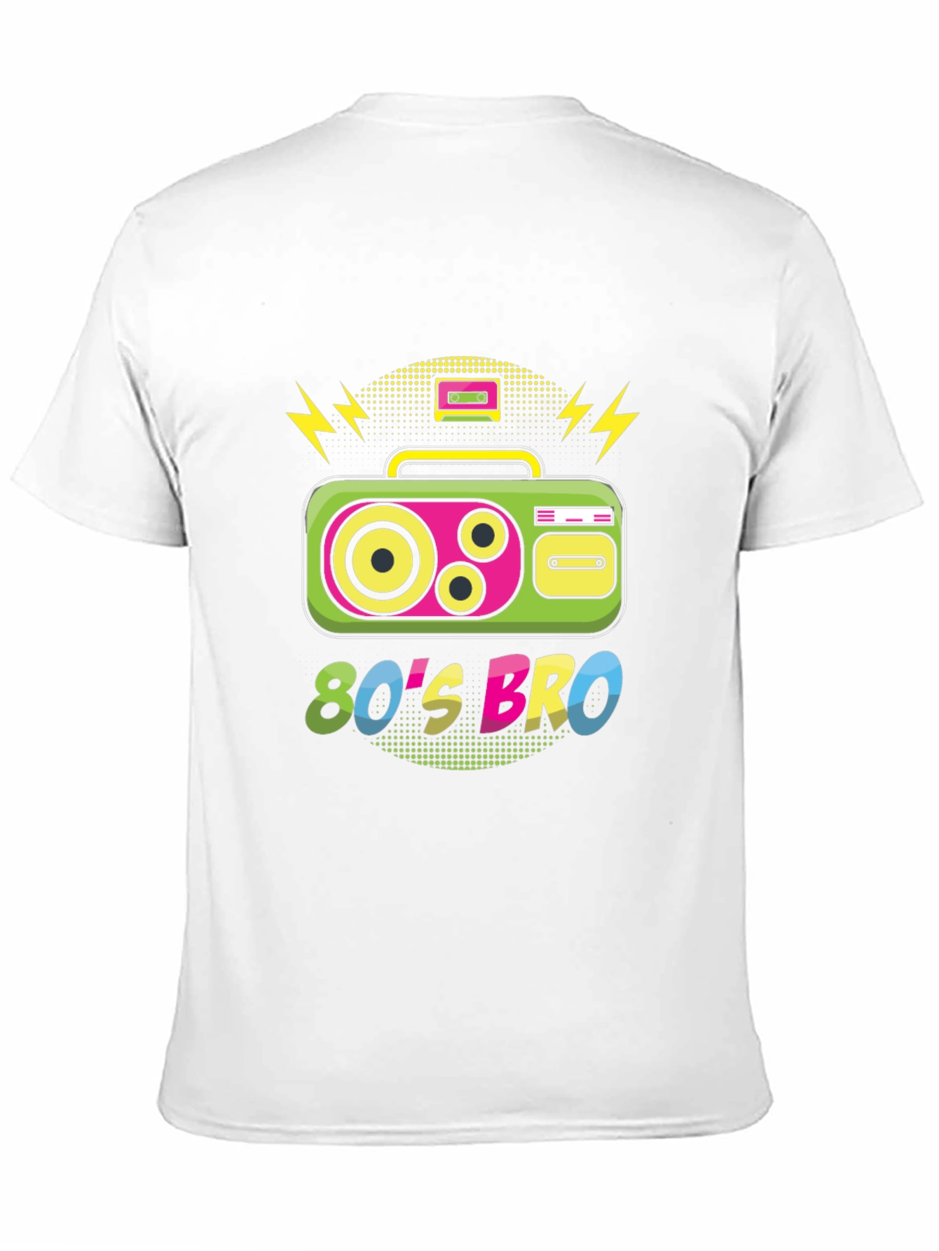 80s Bro T-Shirt - Retro Boombox Design