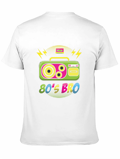 80s Bro T-Shirt - Retro Boombox Design