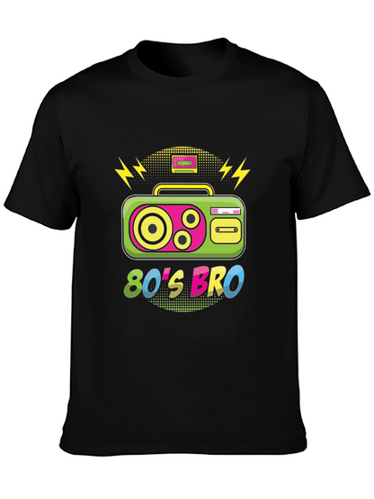 80s Bro T-Shirt - Retro Boombox Design