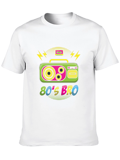 80s Bro T-Shirt - Retro Boombox Design