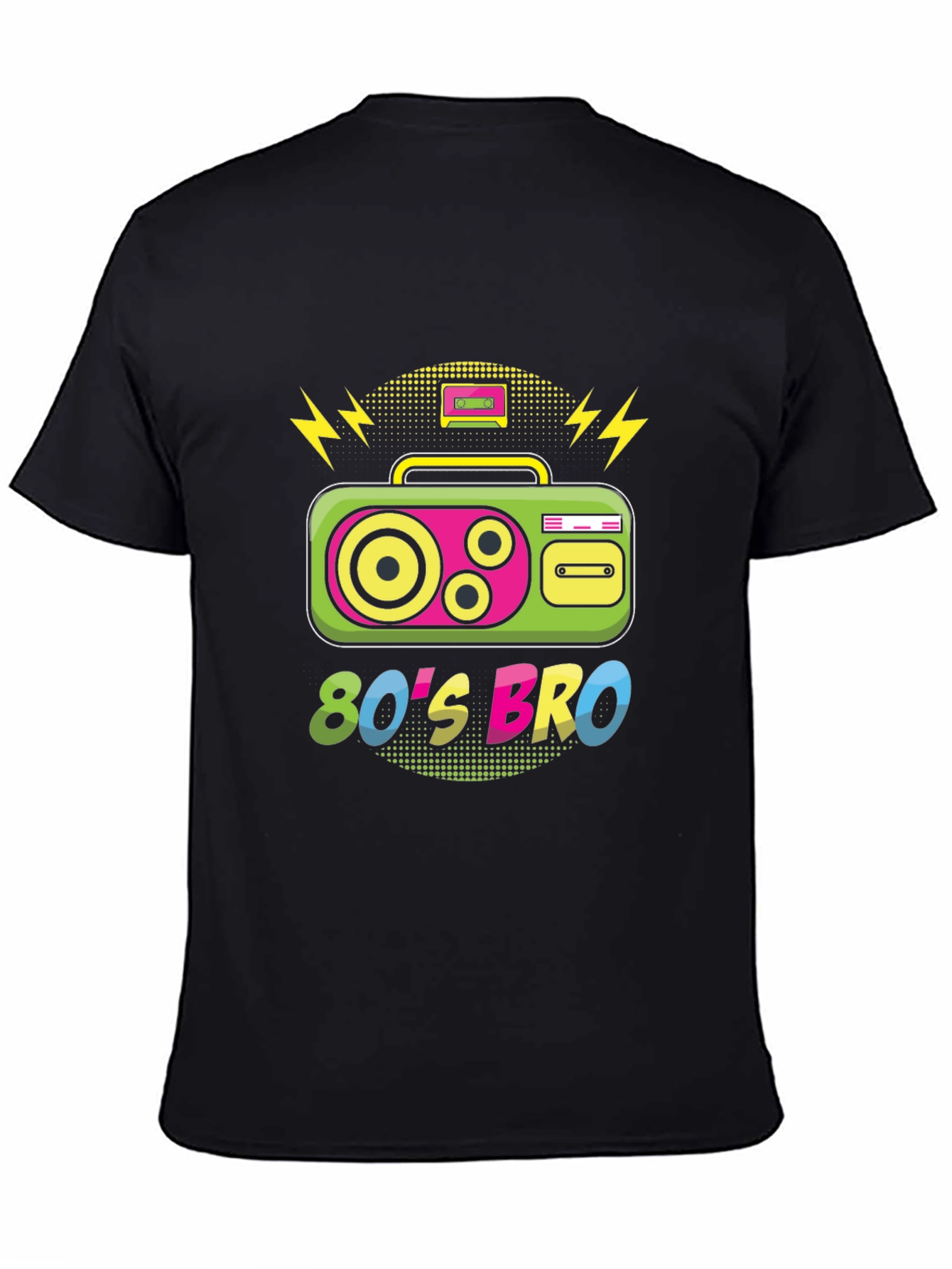 80s Bro T-Shirt - Retro Boombox Design