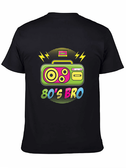 80s Bro T-Shirt - Retro Boombox Design