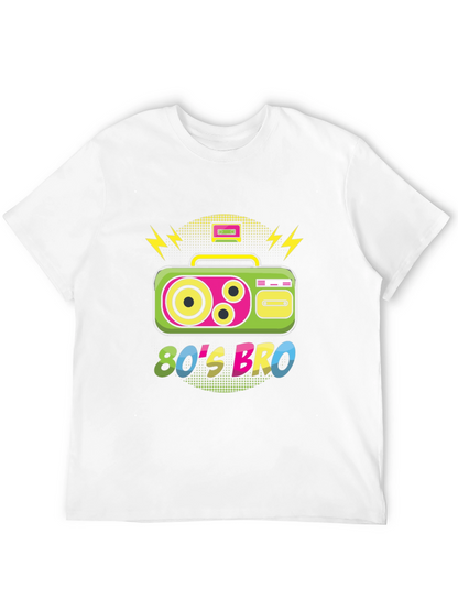 80s Bro T-Shirt - Retro Boombox Design
