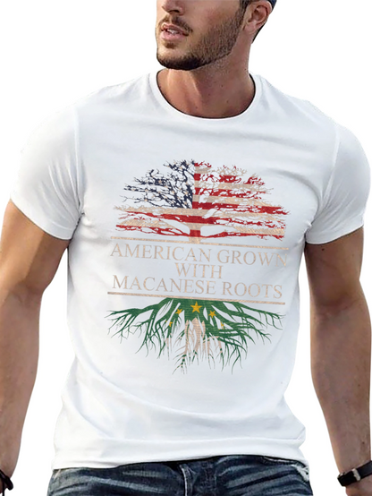 American Grown with Macanese Roots T-Shirt