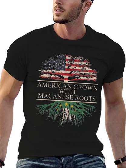 American Grown with Macanese Roots T-Shirt