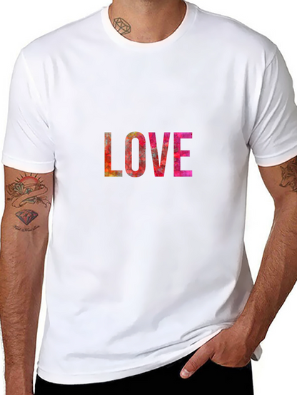 LOVE Graphic Print Black T-Shirt