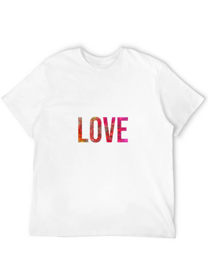 LOVE Graphic Print Black T-Shirt