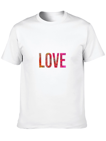 LOVE Graphic Print Black T-Shirt