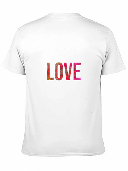 LOVE Graphic Print Black T-Shirt