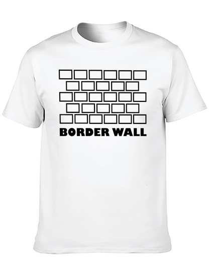 Border Wall Graphic T-Shirt - Bold Statement Tee