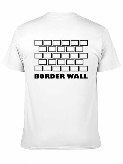 Border Wall Graphic T-Shirt - Bold Statement Tee