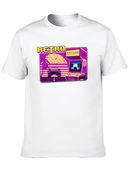 Retro Arcade Car Graphic T-Shirt