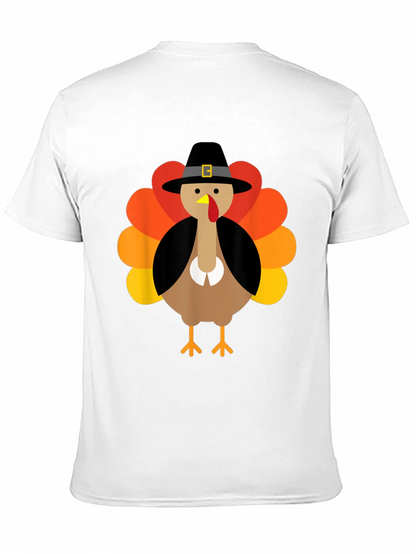 Thanksgiving Turkey Pilgrim Hat Graphic Tee