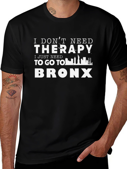 Bronx Therapy T-Shirt - Funny City Lover Tee