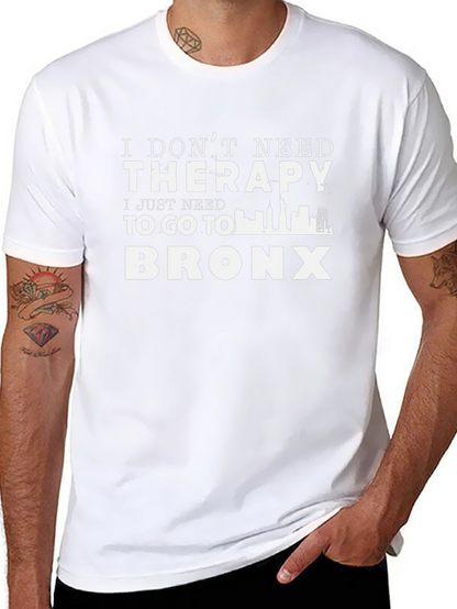 Bronx Therapy T-Shirt - Funny City Lover Tee
