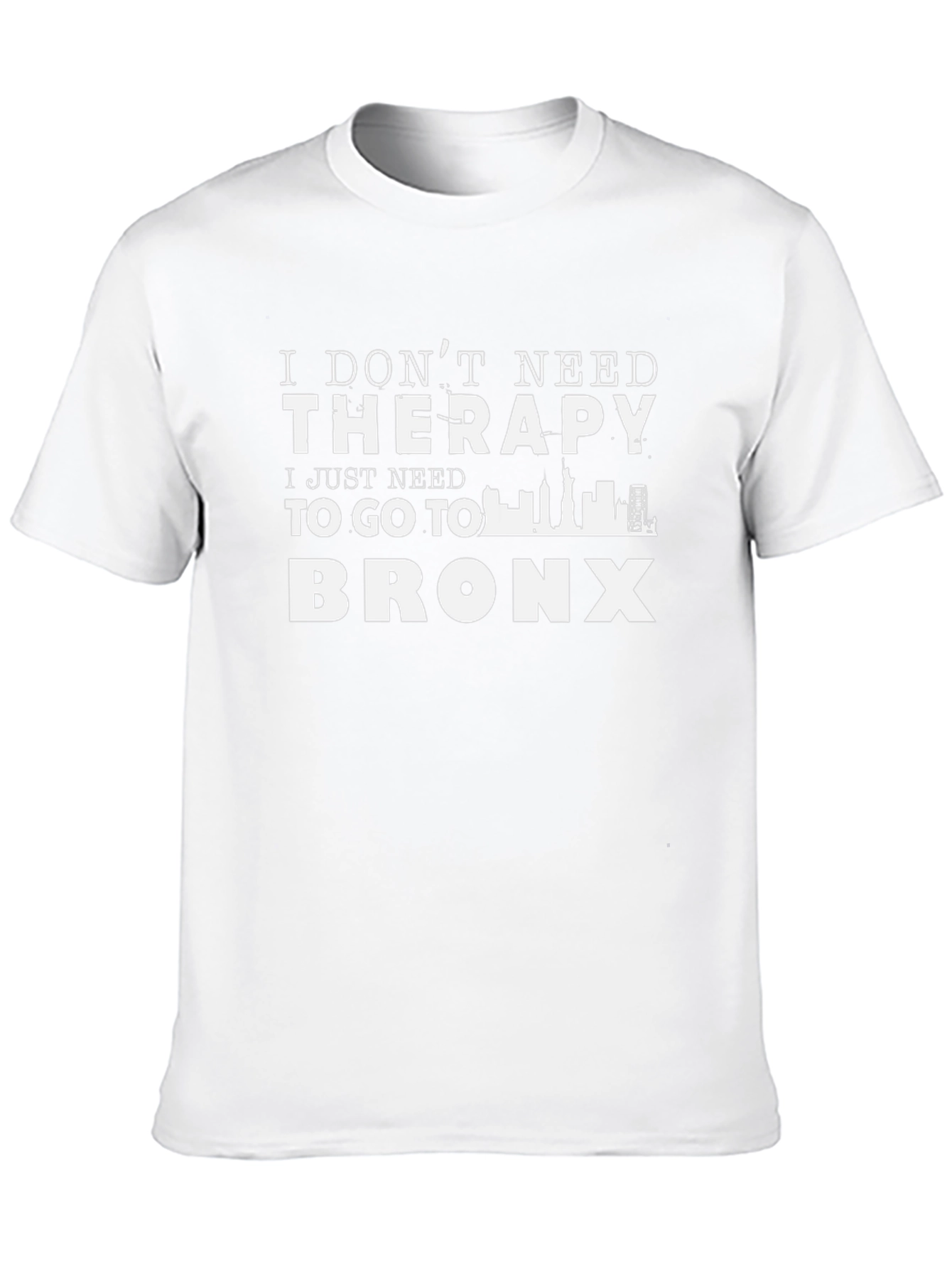 Bronx Therapy T-Shirt - Funny City Lover Tee