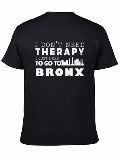 Bronx Therapy T-Shirt - Funny City Lover Tee