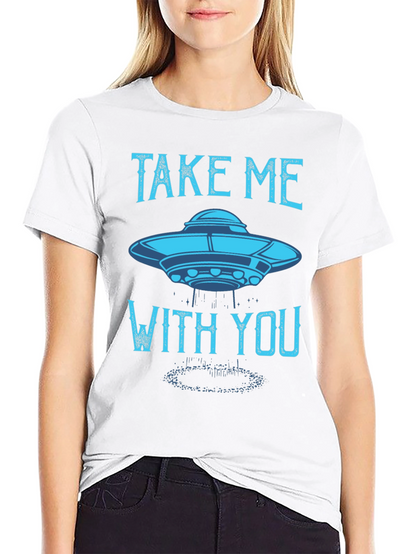 Take Me With You UFO Graphic T-Shirt