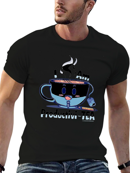 Productivi-TEA Graphic T-Shirt - Black