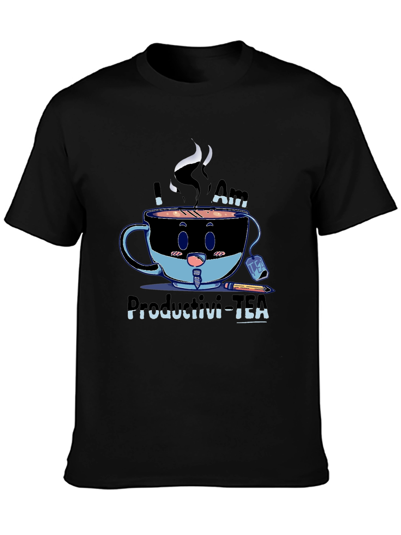 Productivi-TEA Graphic T-Shirt - Black