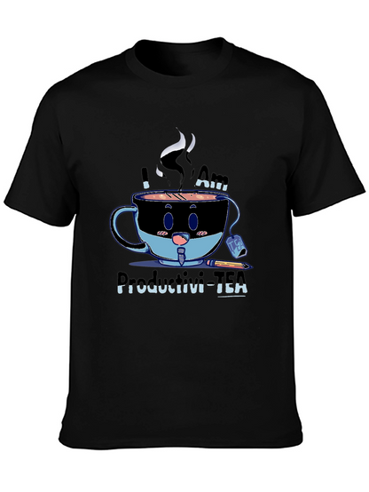 Productivi-TEA Graphic T-Shirt - Black