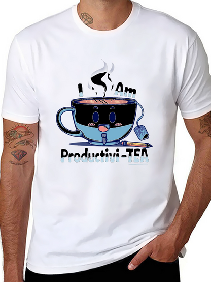 Productivi-TEA Graphic T-Shirt - Black